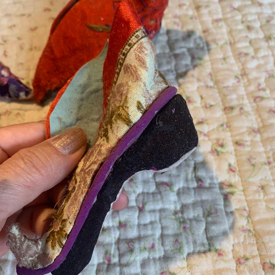 アンティーク　中国骨董　纒足　てんそく　難あり　ジャンク　コレクション