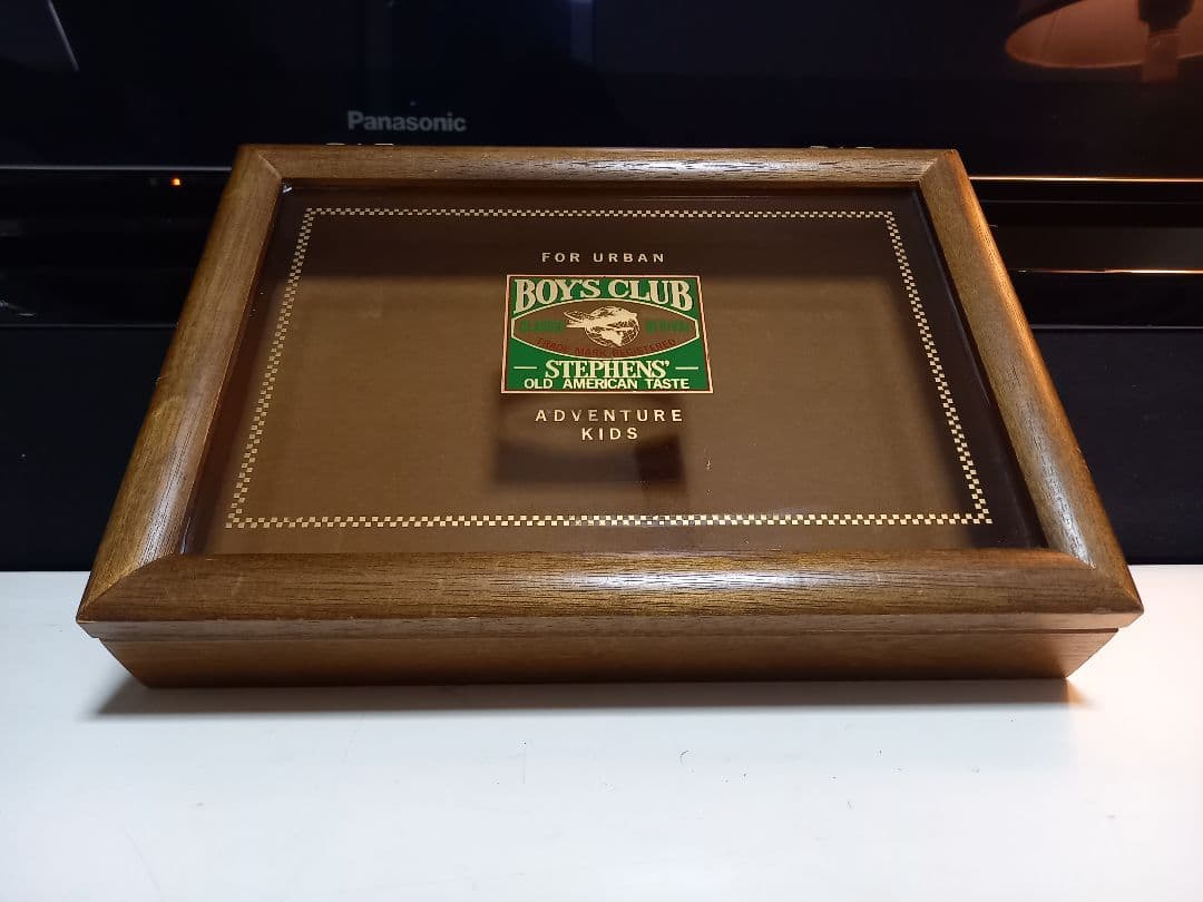 kat 様売約済　Stephen's ウッド　ショーケース　木製　硝子　木箱