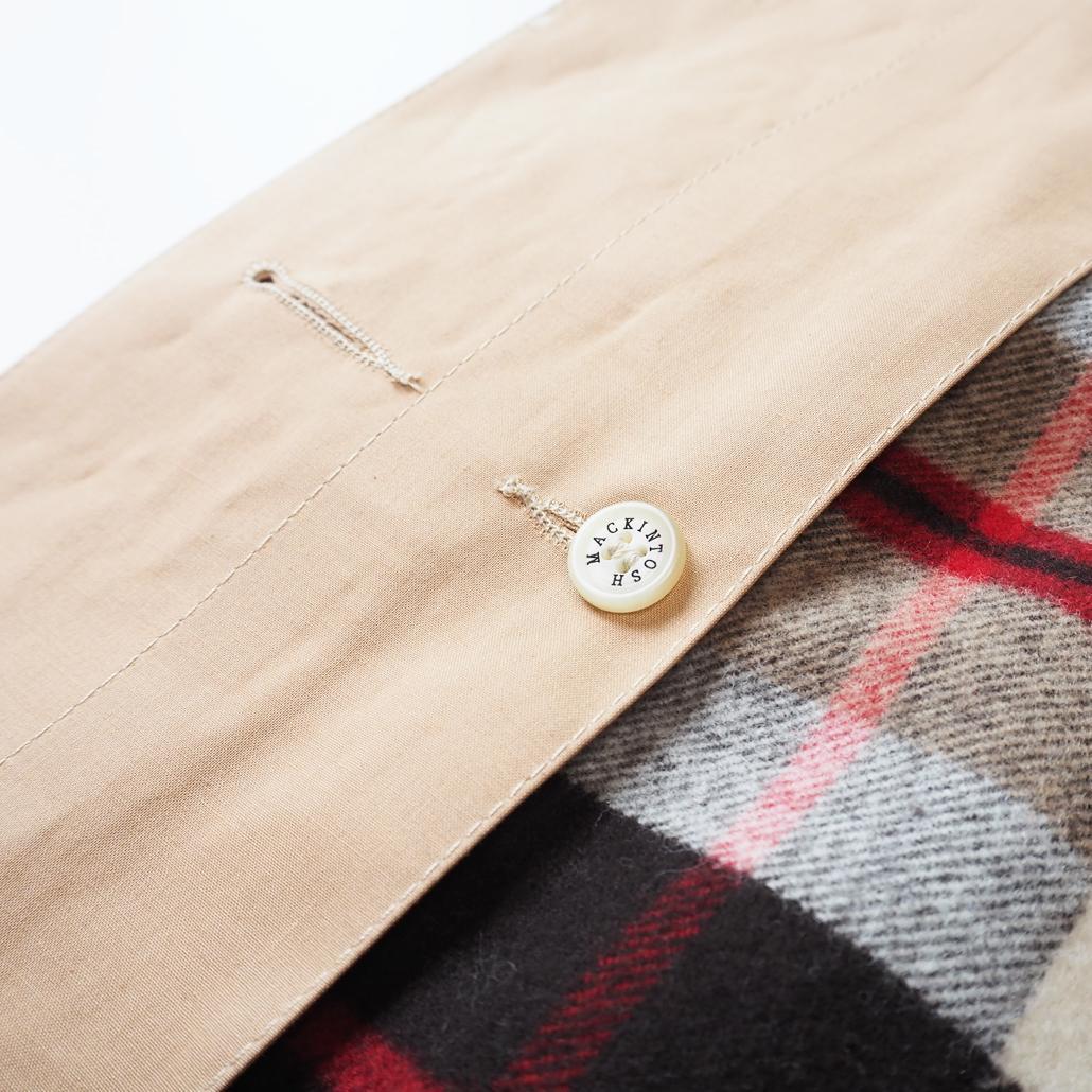 MACKINTOSH LONDON スコットランド製ライナー付きゴム引きコート