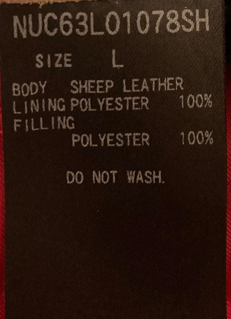 メンズ レザー シングルライダースジャケット 黒 赤裏地