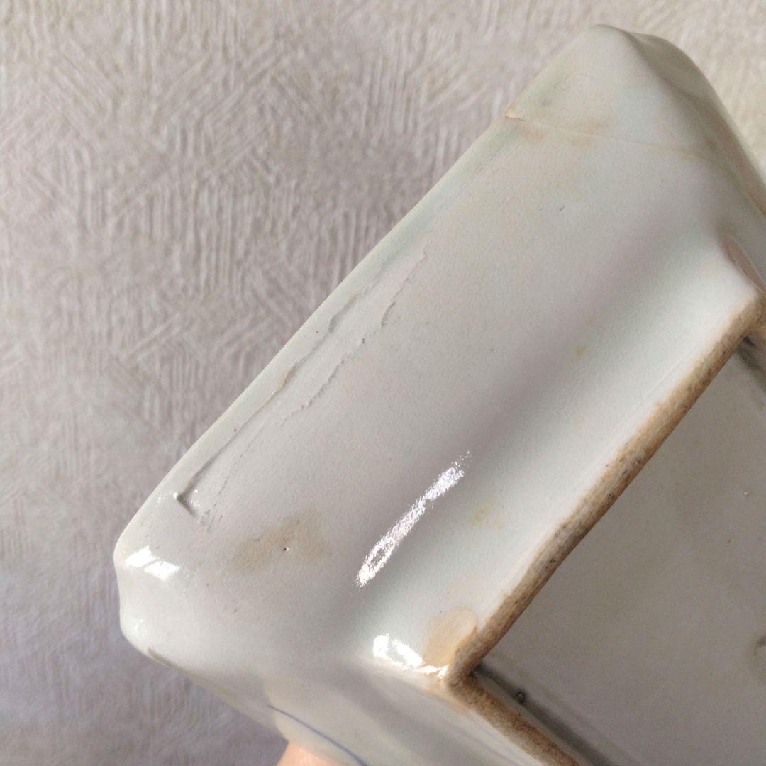 《新春セール！》古伊万里切込焼蛸唐草長皿二客