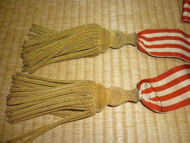 美品 大正3年（1914年）◆大日本帝国陸軍 中将 大礼服 刀剣紅白ベルトと手紙