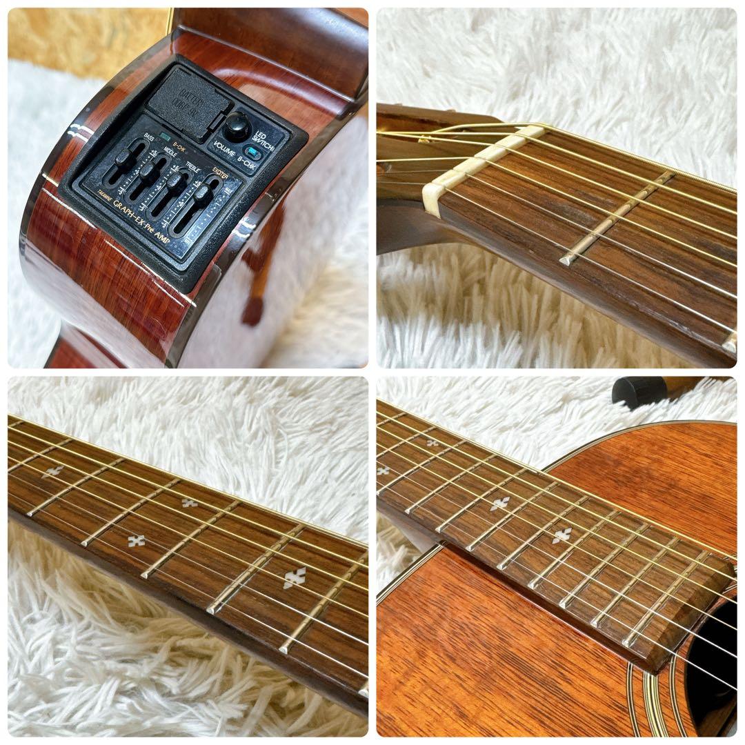 美品！TAKAMINE PT 407 希少なレフティ ハワイアンコア パーラー