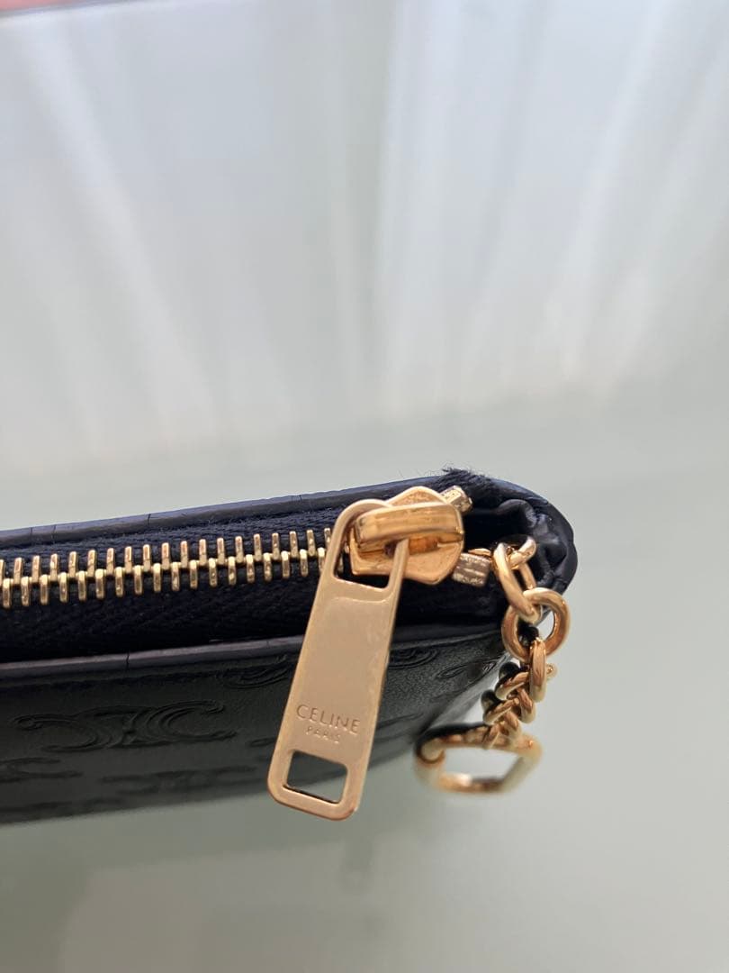 【正規品】値下げ　CELINE ブラックレザー ケース