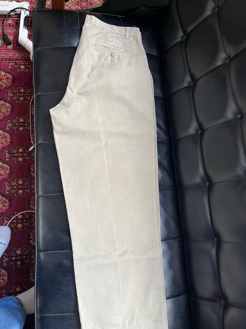 ラルフローレン　ralph lauren USA製 ポロチノ W33 ベージュ