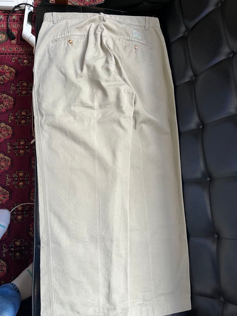 ラルフローレン　ralph lauren USA製 ポロチノ W33 ベージュ