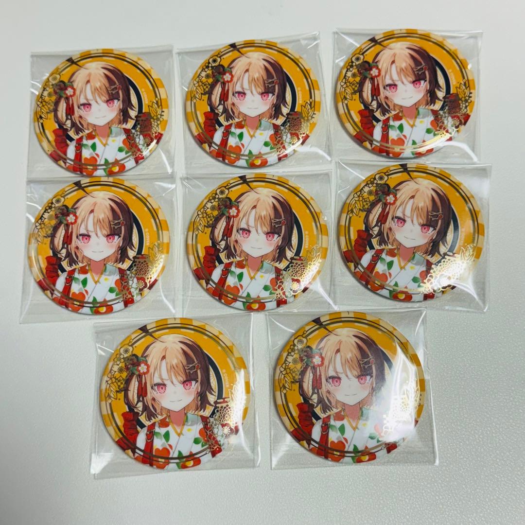 ジジ・ムリン Gigi Murin ホロライブ 箔押し缶バッジ 正月衣装ver.