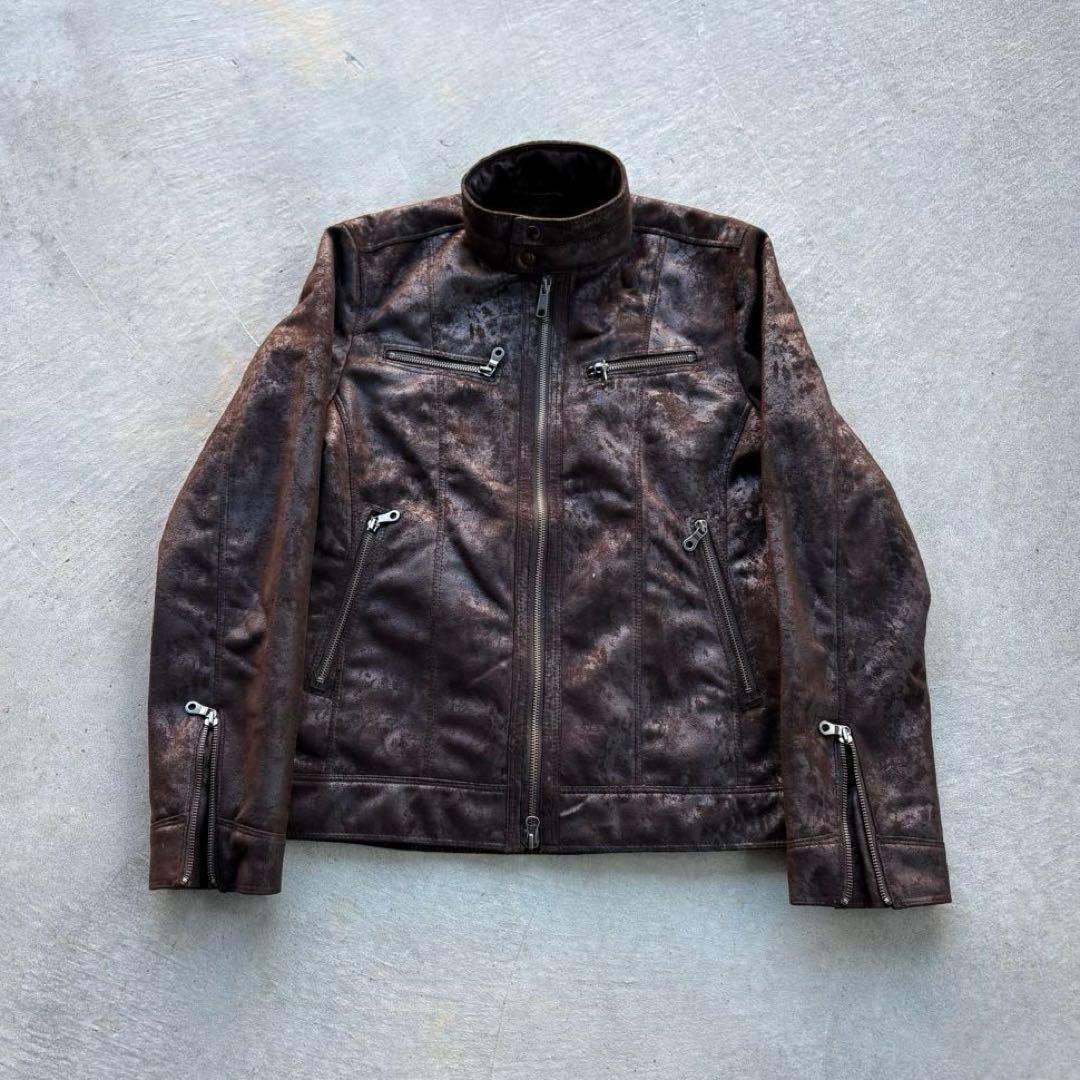 ジャケット・アウター 00s archive coating gimmick jacket mode