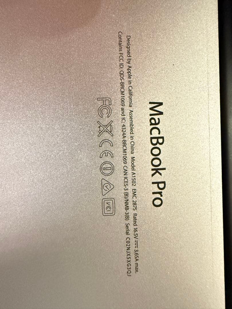 Apple MacBook 本体13インチ