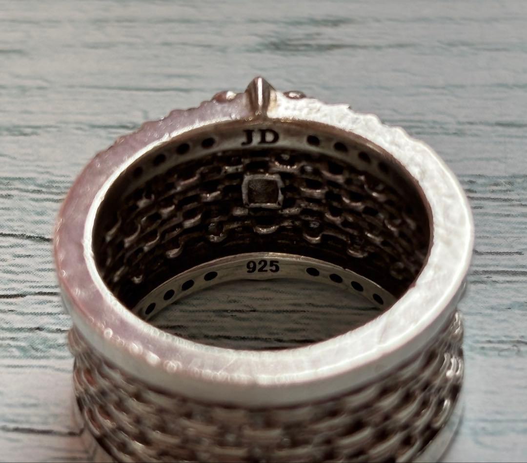 ジャスティンデイビス  リング ジルコニア クロス　シルバー925