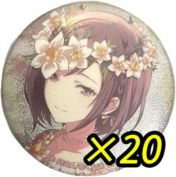 プロセカ グリッター缶バッジ 東雲絵名 4A ペイルカラー 20点