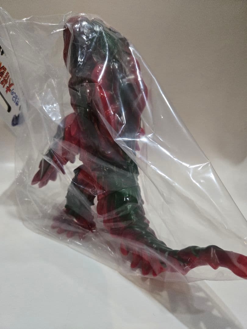 マルサン 350 ヘドラ　レッド成型　B-Type　スタンダードサイズ　ソフビ