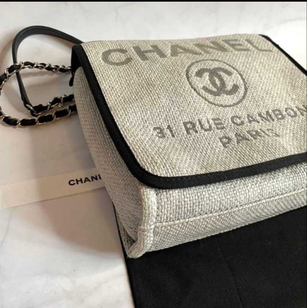 CHANEL シャネル 美品 ドーヴィル マトラッセ バッグ