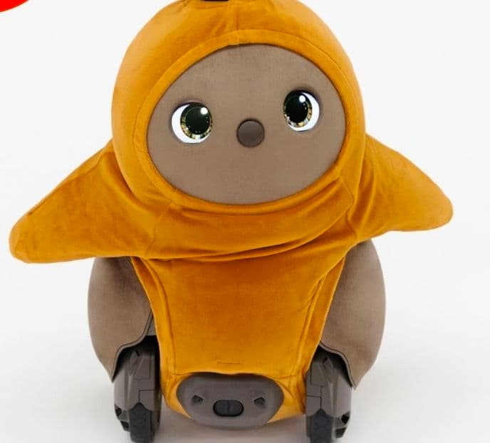 LOVOT　ラボット　ベロアカットソー　キャメル