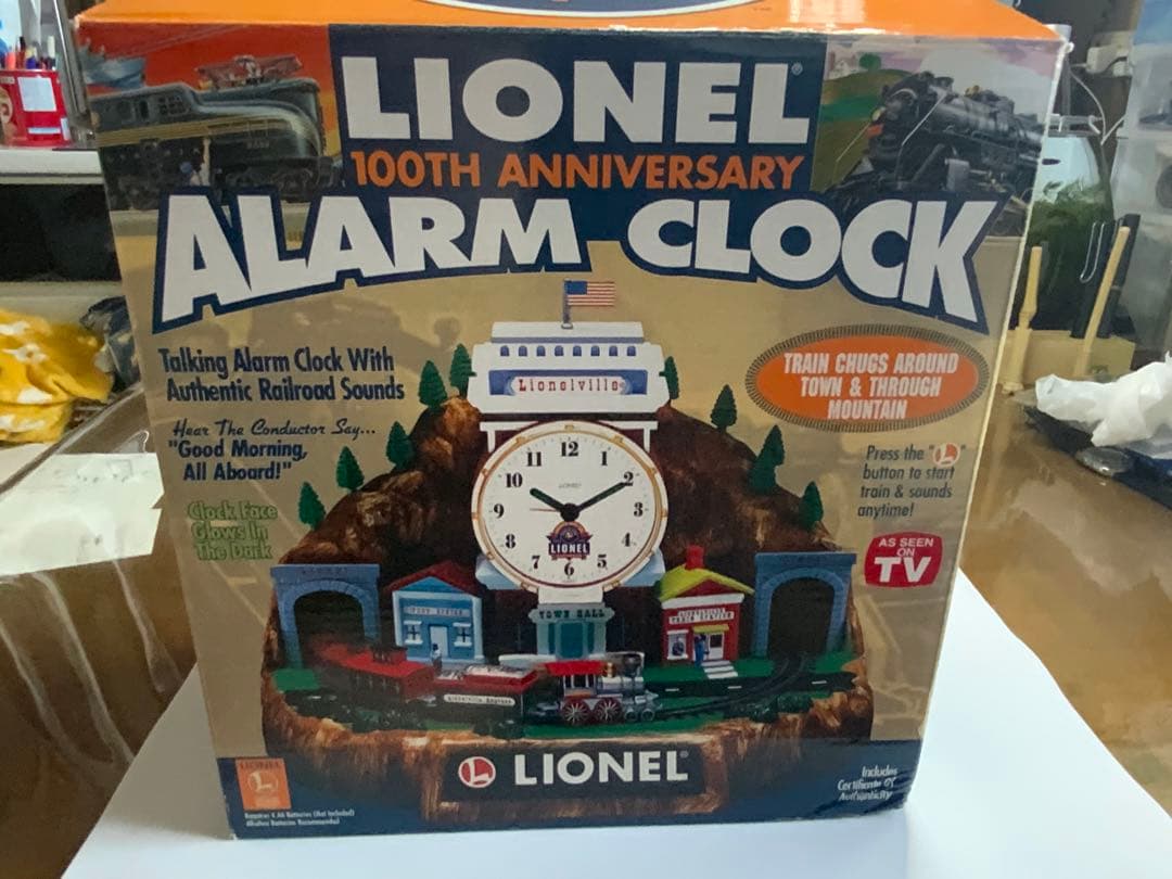 『レア』LIONEL TRAINS 100th ALARM CLOCK