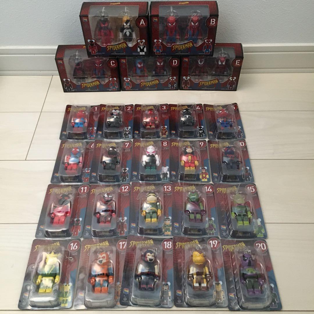 ベアブリック 新品　スパイダーマン　コンプリートセット　SPIDERMAN