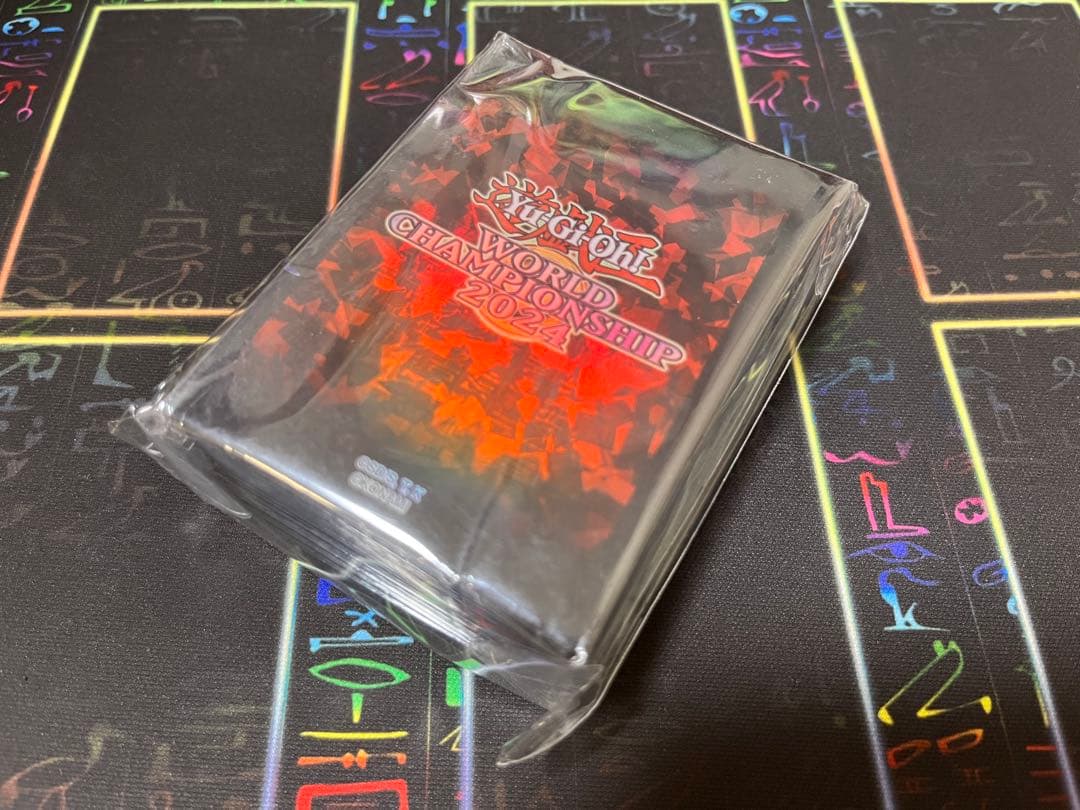 遊戯王WCS2024 スリーブ 赤 世界大会 100枚 未開封