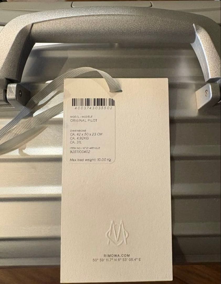 ✨新品✨RIMOWAオンラインストア購入　スーツケース「パイロット」