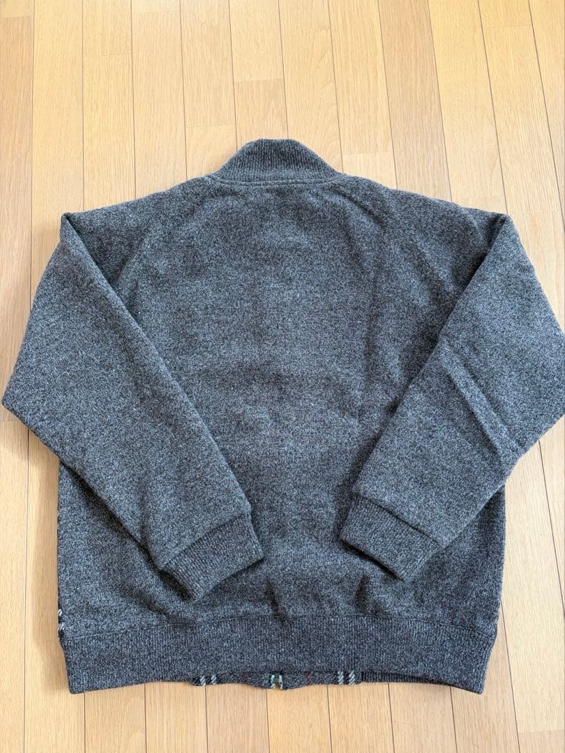 バーバリー　メンズニットブルゾン　L