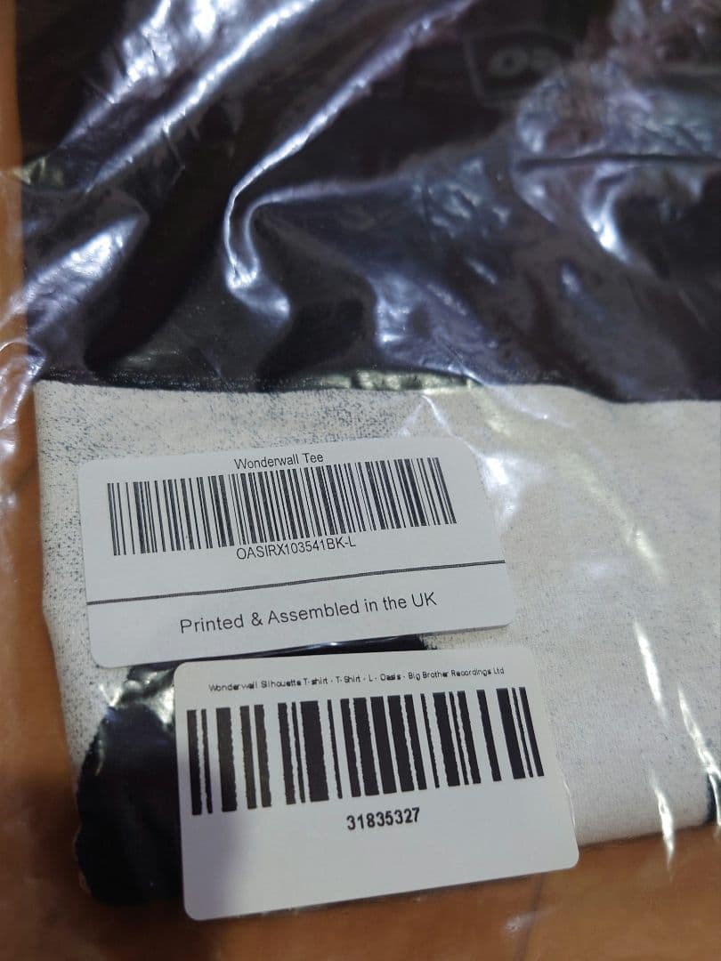 oasis Wonderwall Silhouette T-shirt 【L】