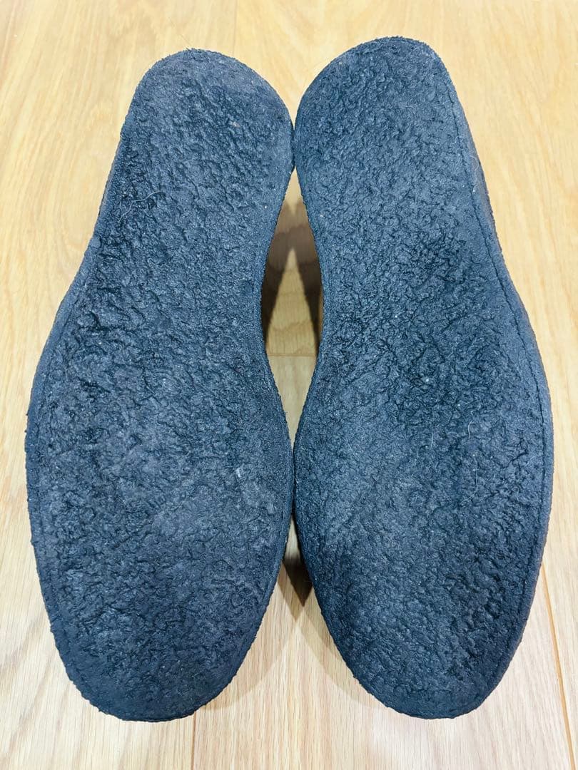 ◆美品　ECOX PATRICCOX 黒 スエード モカシン シューズ