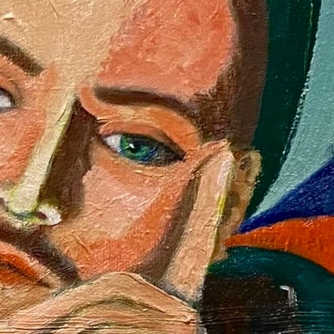 人物画 P8 油彩画 絵画 アート