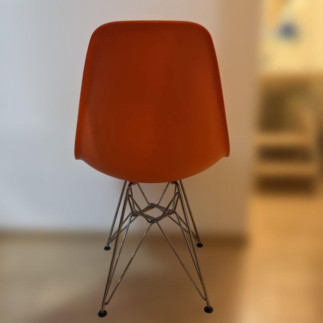ハーマンミラー イームズ シェルチェア DSR レッドオレンジ 2021年製
