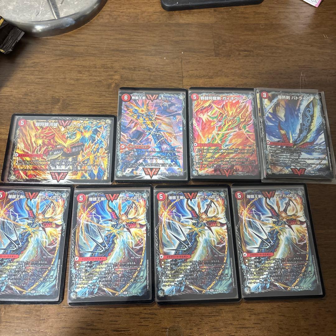 デュエルマスターズ 連ドラ　デッキ40枚＋ドラグハート8枚三重スリーブ