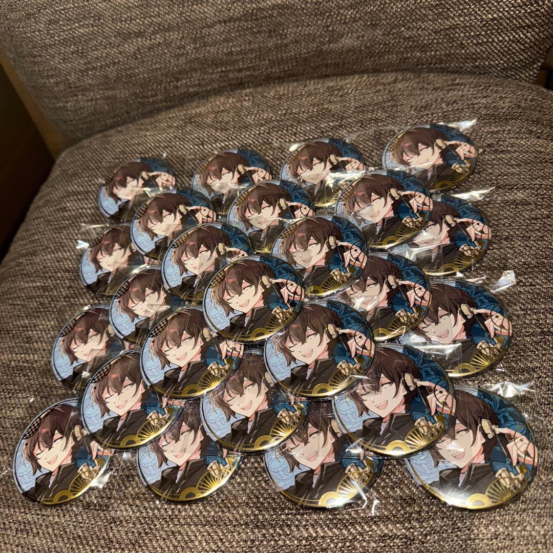 文豪ストレイドッグス 春河35画集 ゲーマーズ　箔押し缶バッジ　太宰治　30点