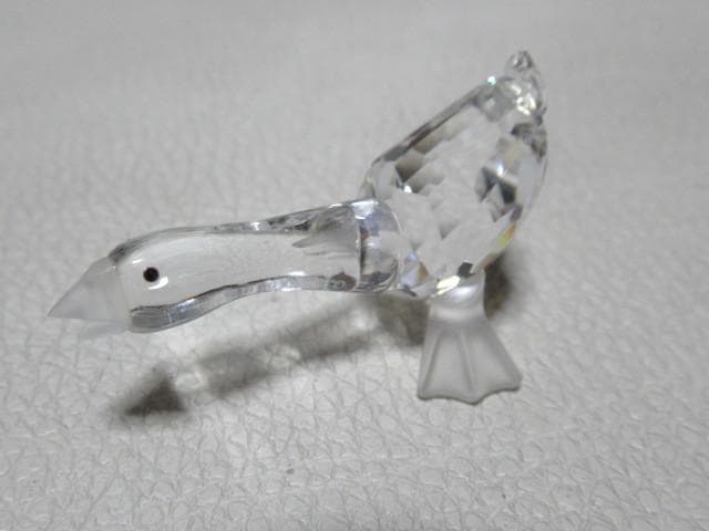 未使用 希少 1999年廃盤品 オーストリア製◆スワロフスキー『鳥』174962