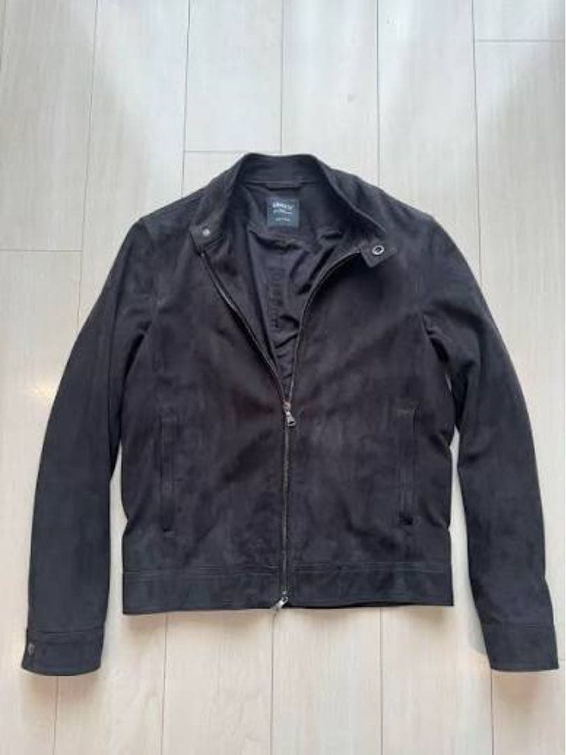 EMMETI JURI BEAMS3 スエード ライダースジャケット50