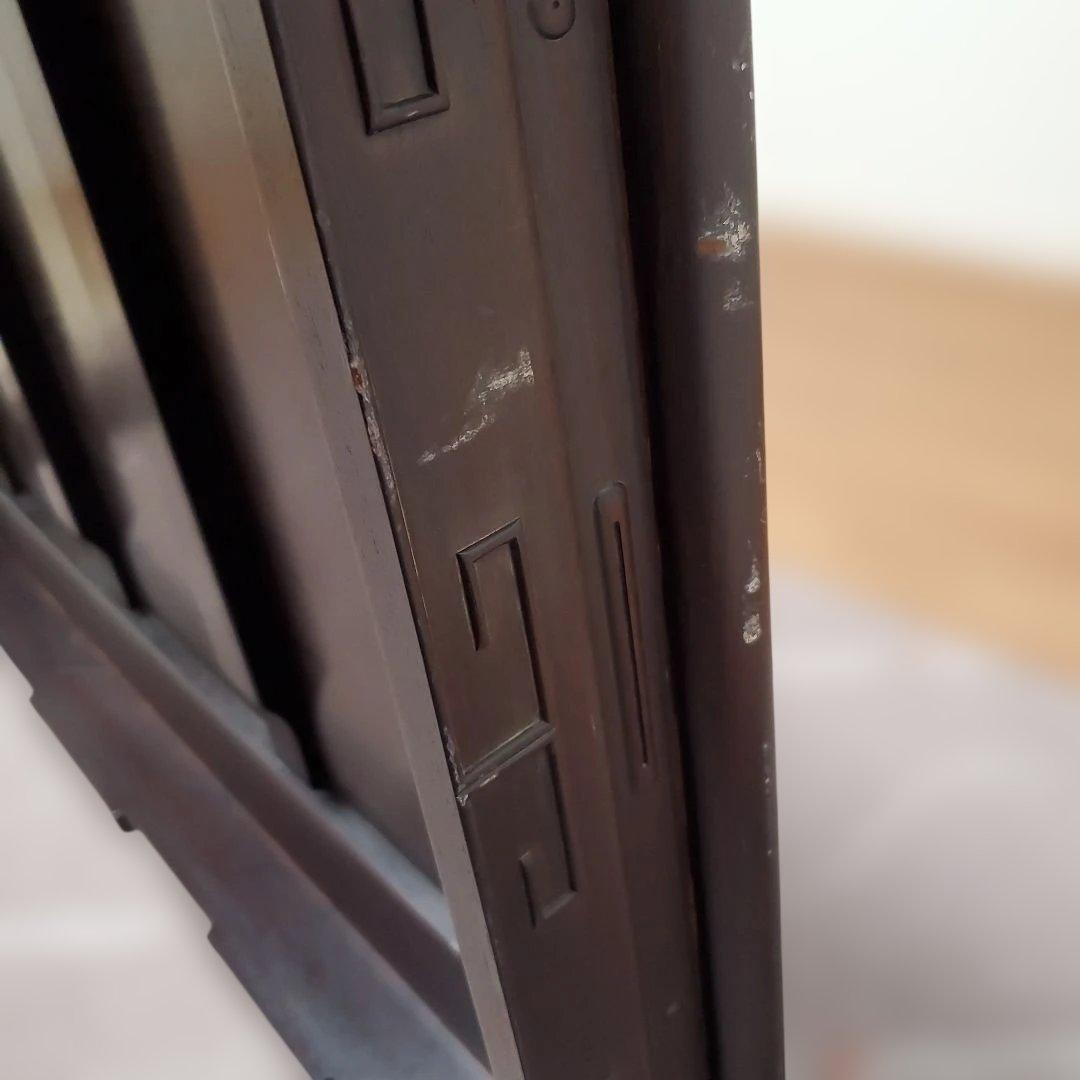 【現地受渡】紫檀製ダークブラウン座卓 縦80cm×横121cm×高さ33cm