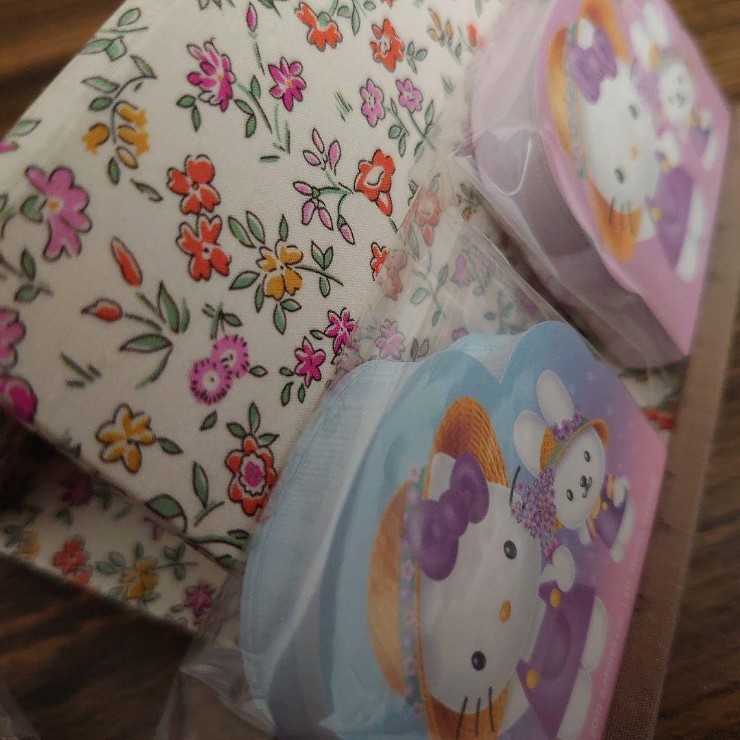 m*n様 新品‪♡ハローキティ北海道限定ラベンダー缶入りメモ