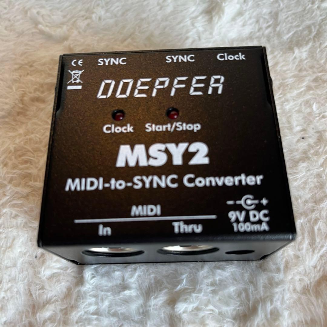 【美品】 DOEPFER MSY2 MIDI to SYNC converter