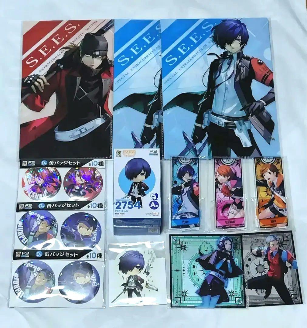 グッスマくじ　ペルソナ　P3　ねんどろいど　缶バッジ　アクリルスタンド　など