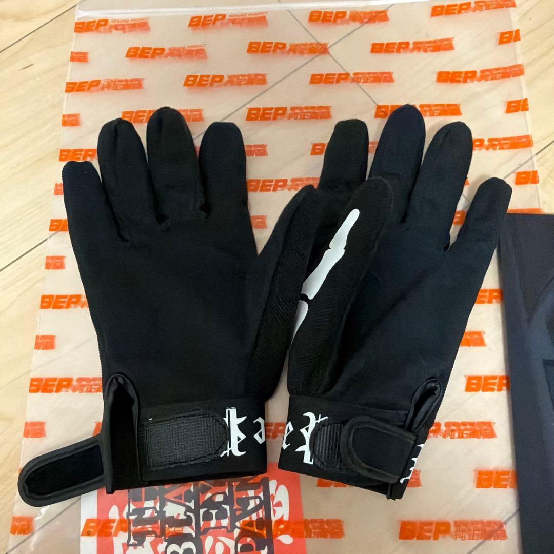 ブラックアイパッチ SKELETON’S FINGER GLOVES BLACK