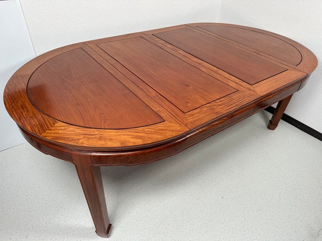 唐木無垢材 伸長 ダイニンテーブル エクステンションテーブル 花梨 ※.i1 ※