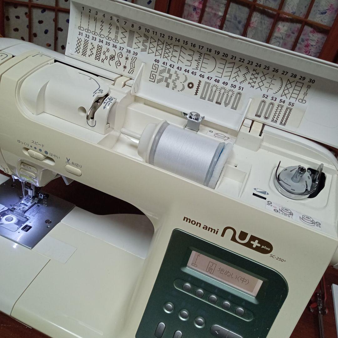 のりまき　シンガーミシン本体　モナミ　分解整備済み　フット付