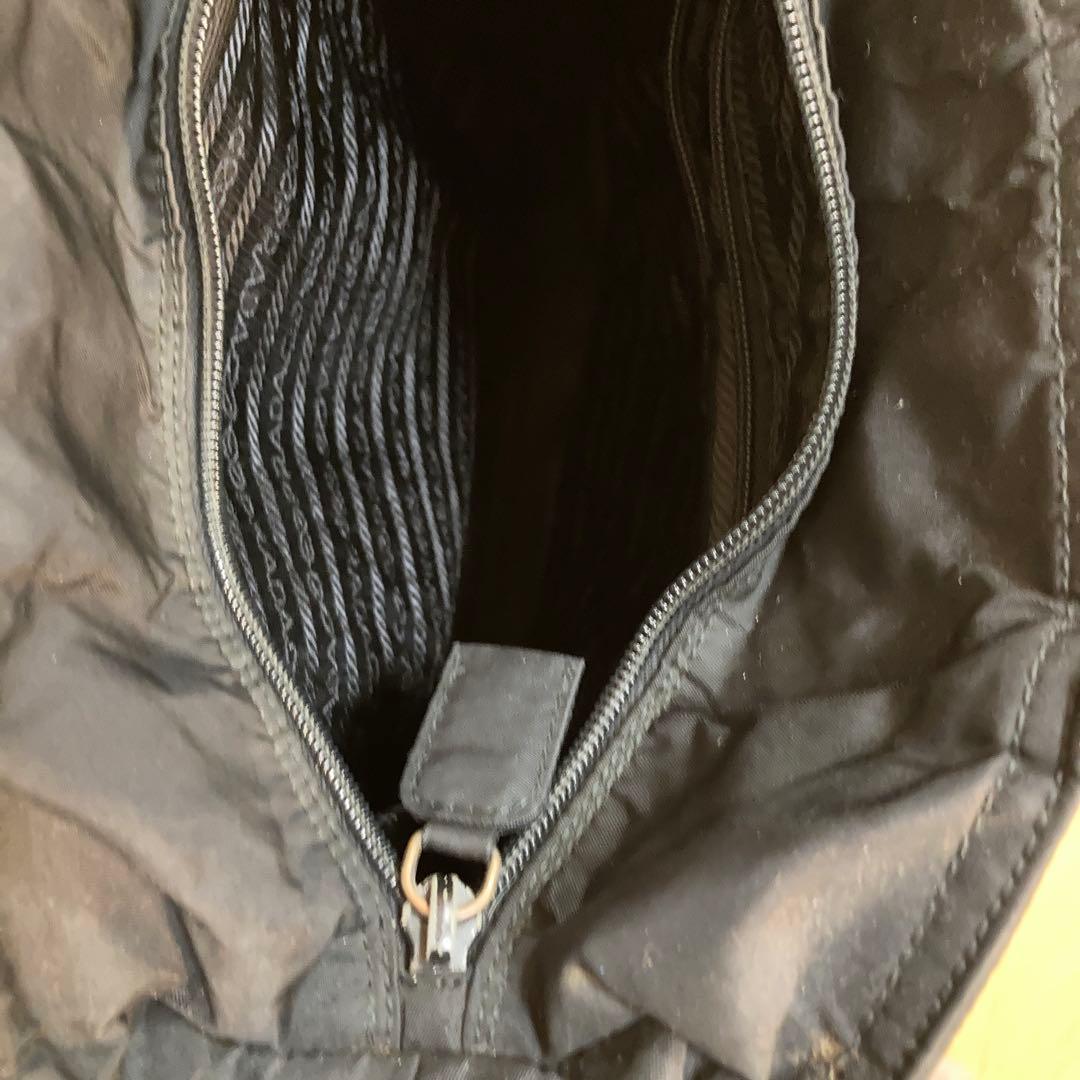 PRADA プラダ 黒 ナイロン トートバッグ 美品