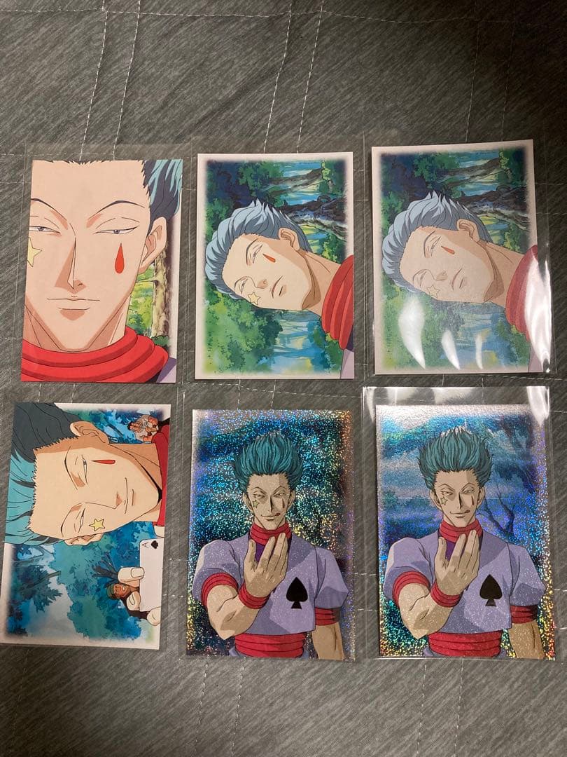 HUNTER×HUNTER ヒソカ ブロマイドカード 6枚セット