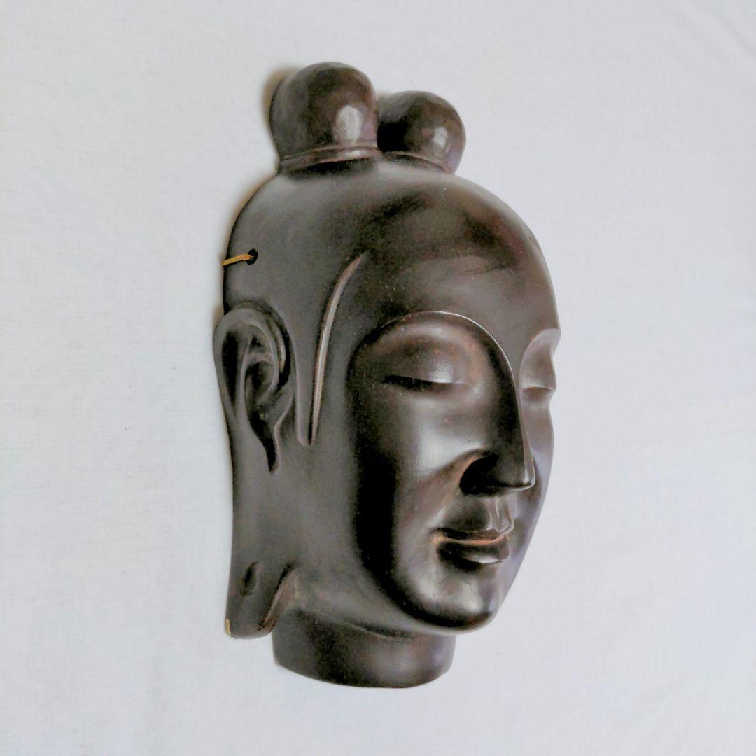 弥勒菩薩　広隆寺　仏面　壁掛け　お面　美術工芸品