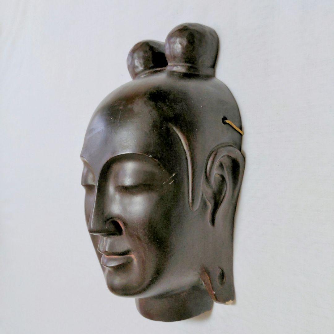 弥勒菩薩　広隆寺　仏面　壁掛け　お面　美術工芸品