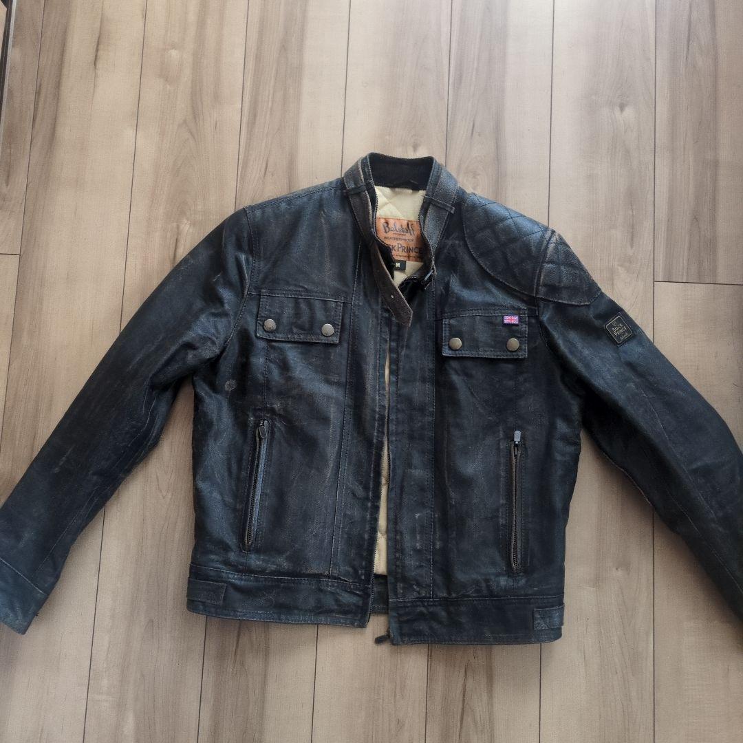 Belstaff Black Prince ワックスコットンライダースジャケット