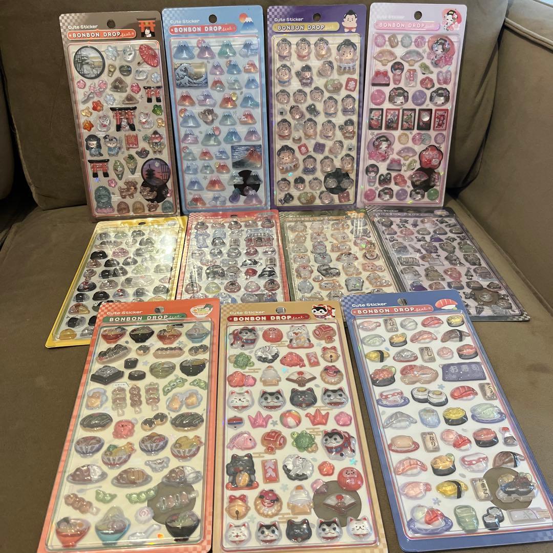 ボンボンドロップシール　和柄　正規品　まとめ売り！