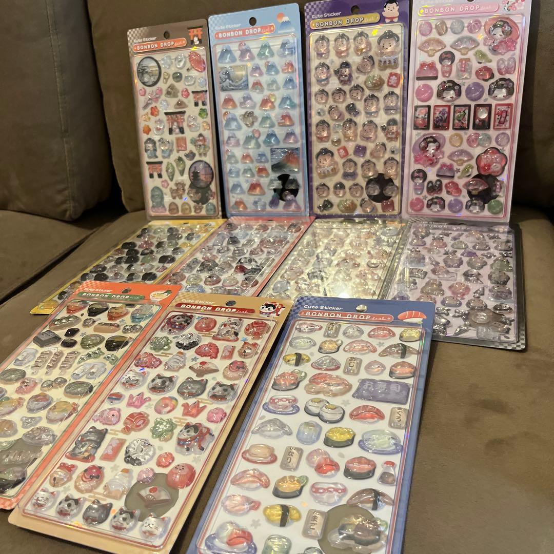 ボンボンドロップシール　和柄　正規品　まとめ売り！
