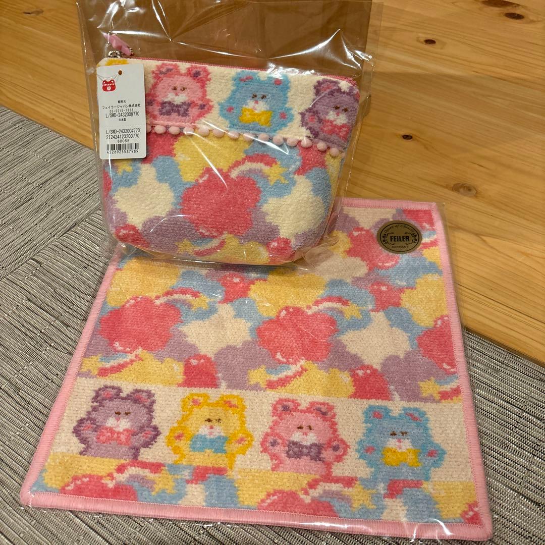 FEILER スイマー　タオルハンカチ　ポーチ セット