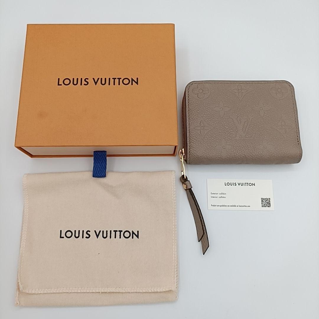 ルイヴィトン モノグラム　アンプラント　ジッピーパース　ベージュ　箱・袋付