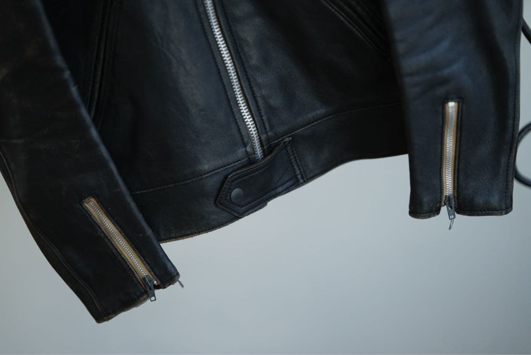 ADDICT CLOTHES アディクトクローズ 羊革 シングルライダース 36