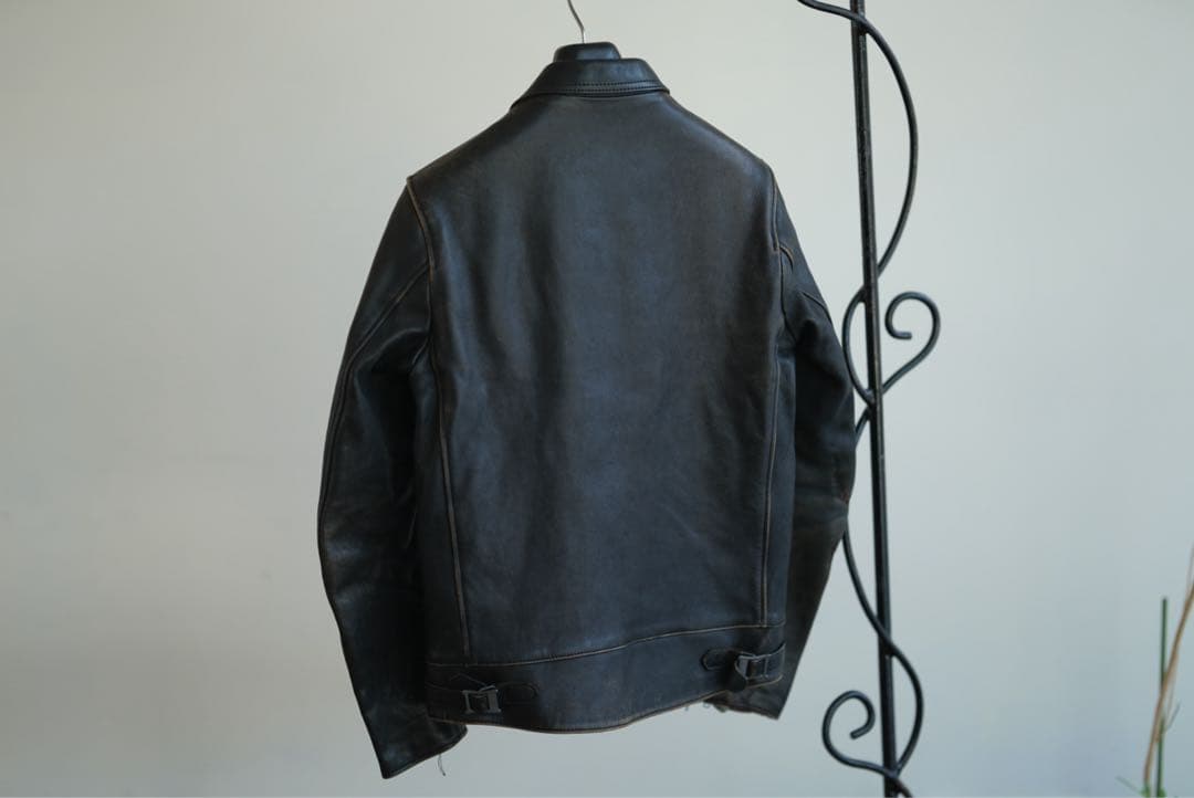 ADDICT CLOTHES アディクトクローズ 羊革 シングルライダース 36