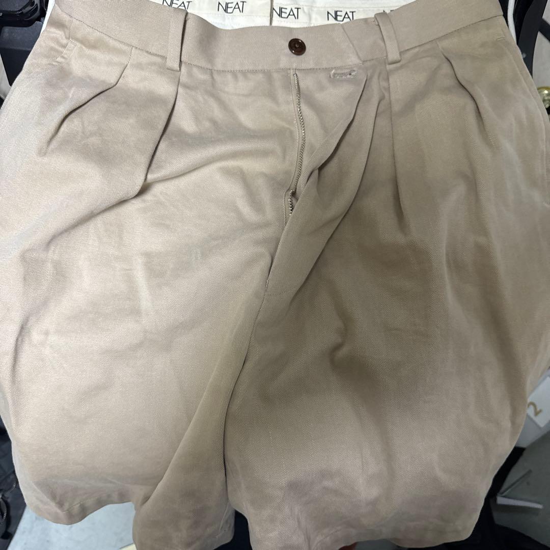 ニート NEAT 2タックショーツ ショートパンツ コットン